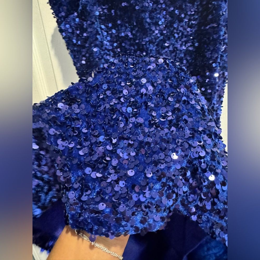 BP Night Out Sequin Sapphire blue Camisole Dress in size small - Picture 5 of 10